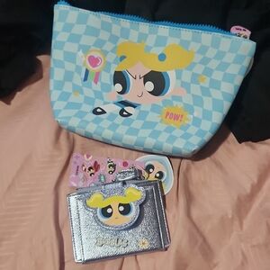 Powerpuff Girls Bubbles Bag And Wallet